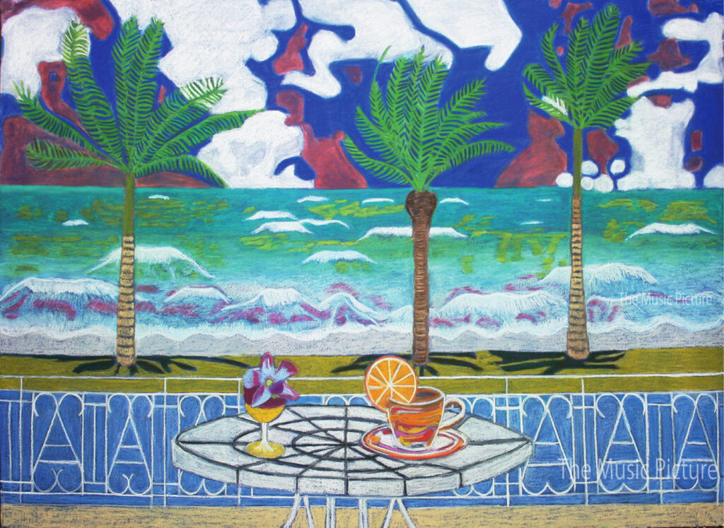 This is my new work, completed on August 17, 2025. The title is “In Canary Islands (カナリア諸島にて)